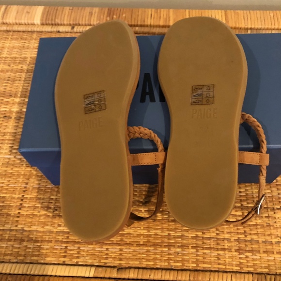 Paige Drew Sandal Toffee 6.5 New!! SOLD OUT EVERYWHERE!!! - Picture 9 of 9